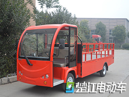 平板帶圍欄電動貨車